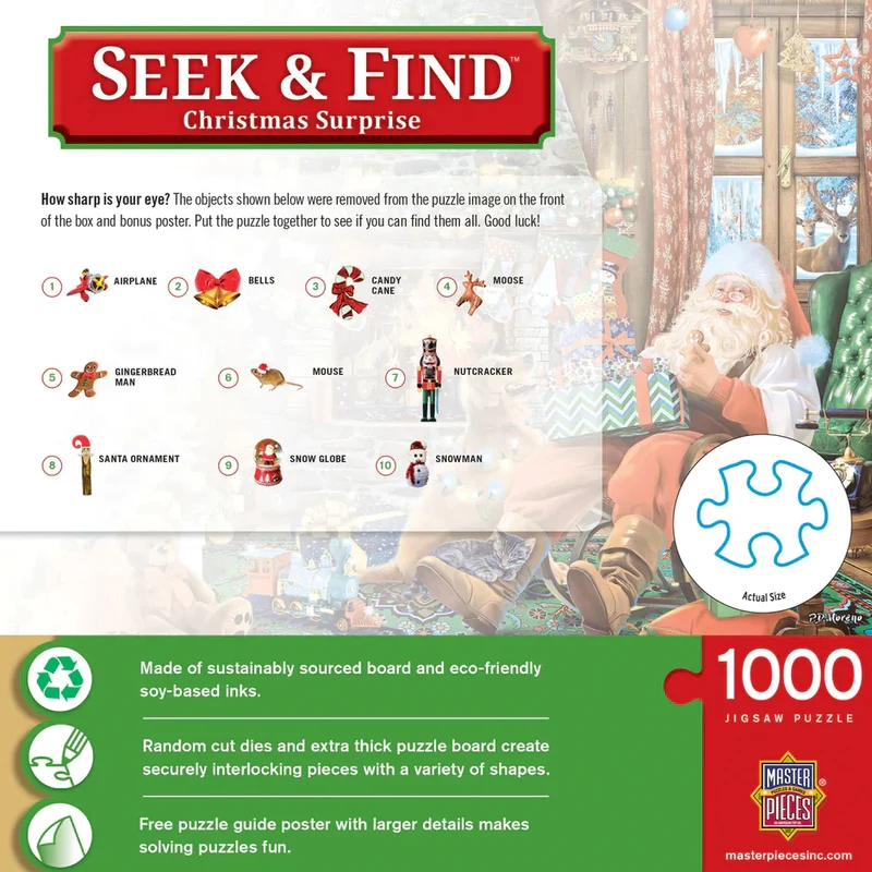 DMG Seek & Find - Christmas Surprise (1000pcs) (DAMAGED BOX)