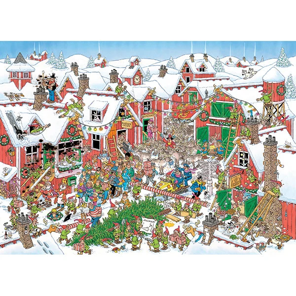 DMG Santa's Village, JVH (1000pcs) (DAMAGED BOX)