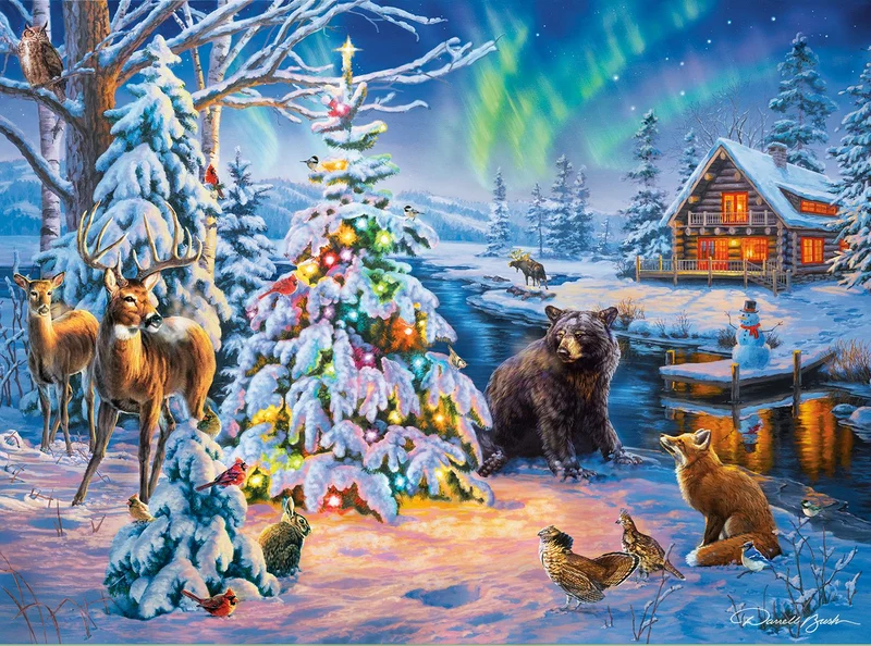 PFG Woodland Christmas, Darrell Bush (Usage/Used - PUZZLES FOR GOOD)