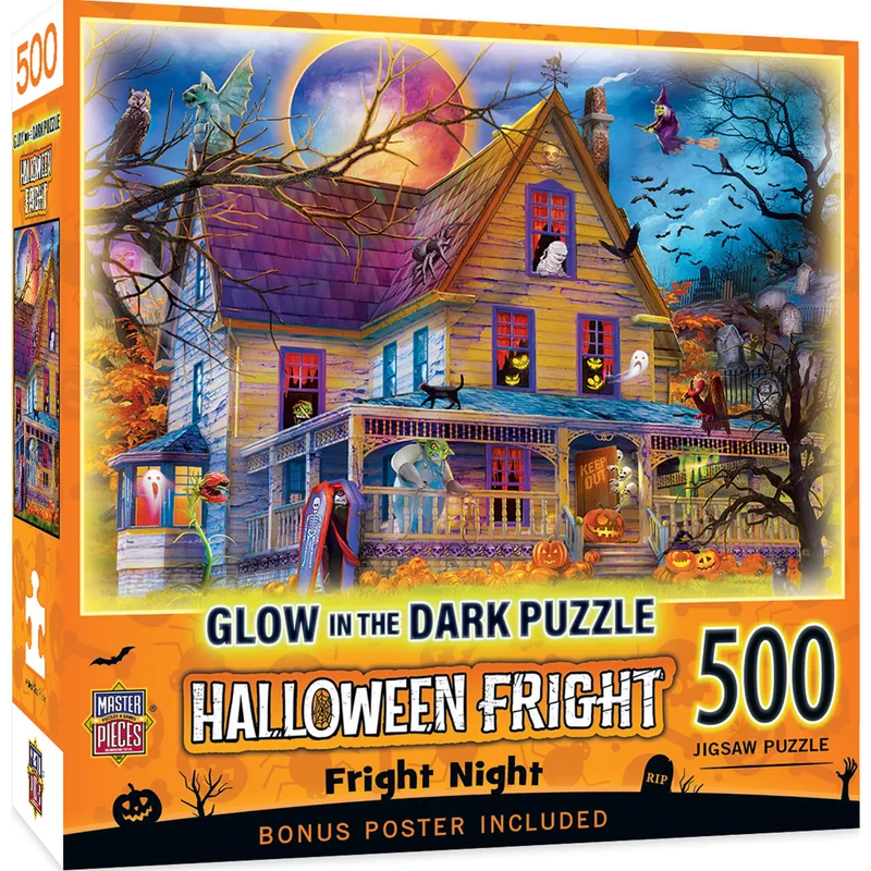 Glow-in-the-Dark Halloween Fright - Fright Night (500pcs)