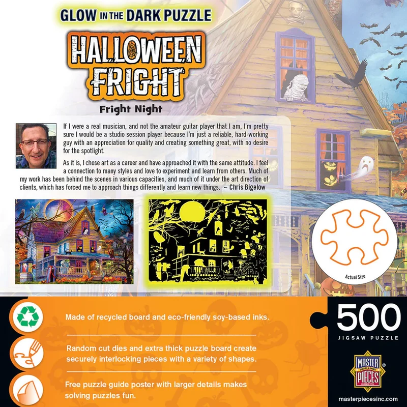 Glow-in-the-Dark Halloween Fright - Fright Night (500pcs)