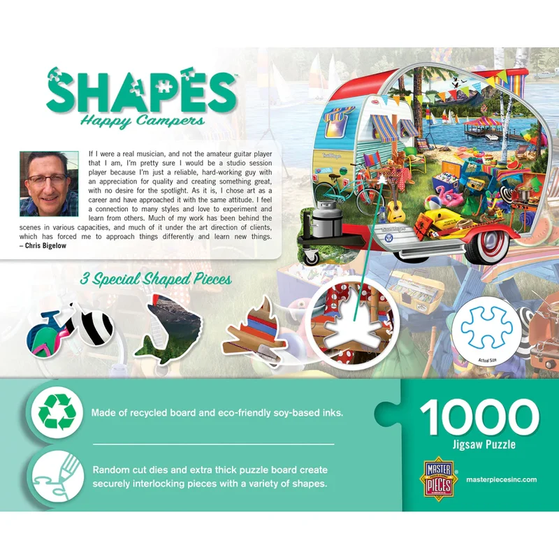 Shapes - Happy Campers (1000pcs)