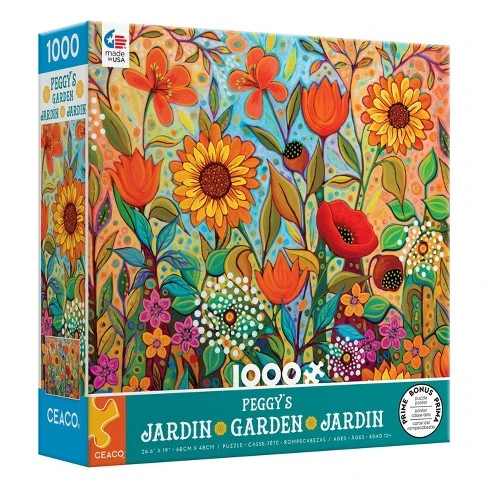 PFG Peggy's Garden: Joy In The Morning (1000pcs) (Usage/Used - PUZZLES FOR GOOD)