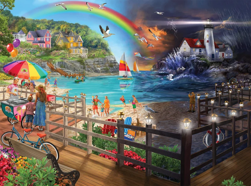 Night & Day: Shore Walk (1000pcs)