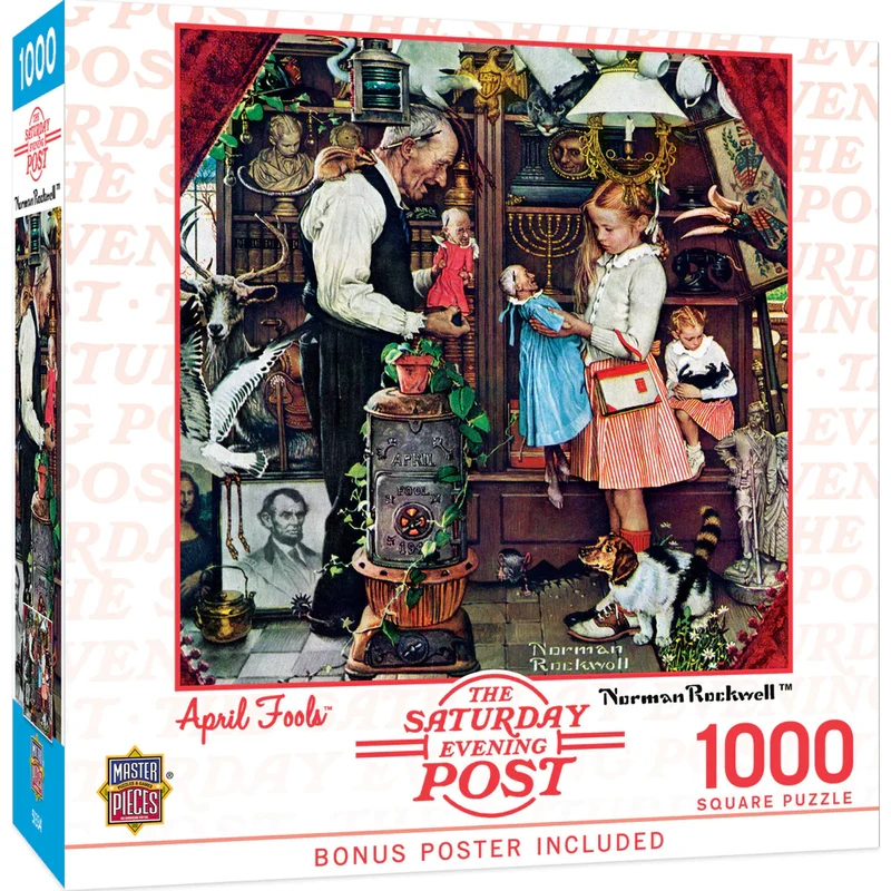 Saturday Evening Post - April Fools', Norman Rockwell (1000pcs)