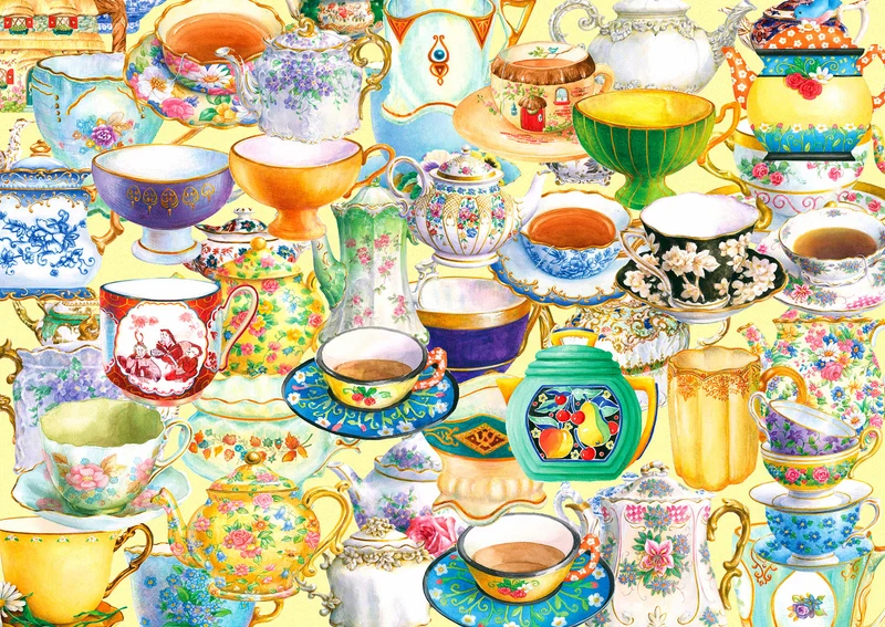 PFG Tea Time (1000pcs) (Usage/Used - PUZZLES FOR GOOD)