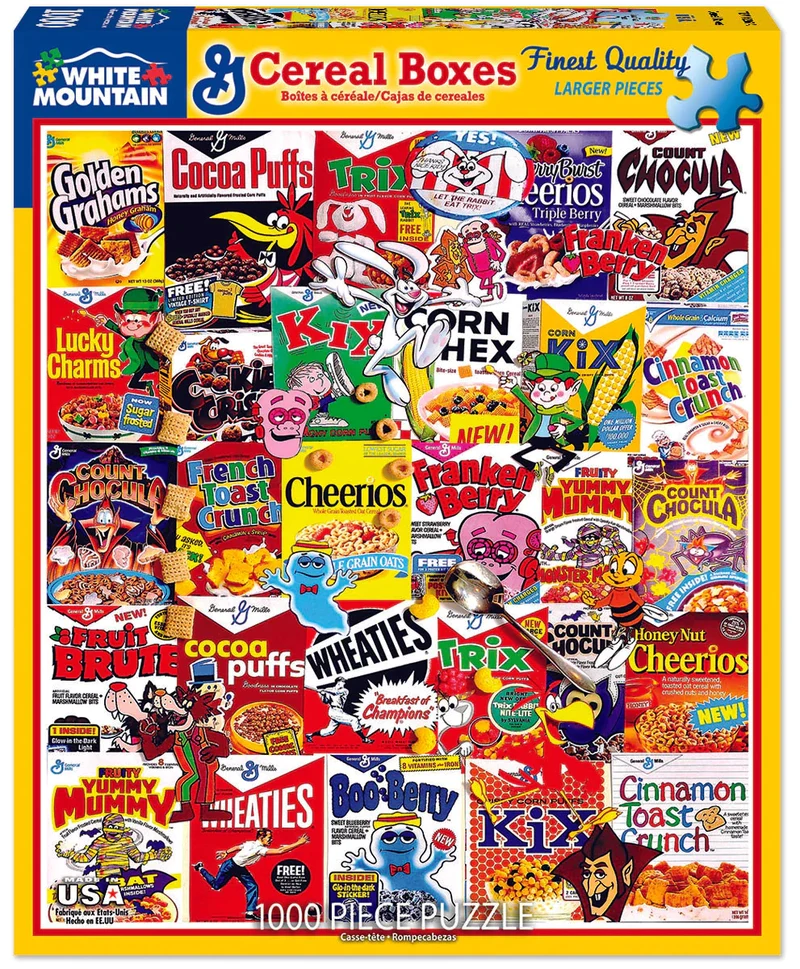 PFG Cereal Boxes - General Mills (Usage/Used - PUZZLES FOR GOOD)