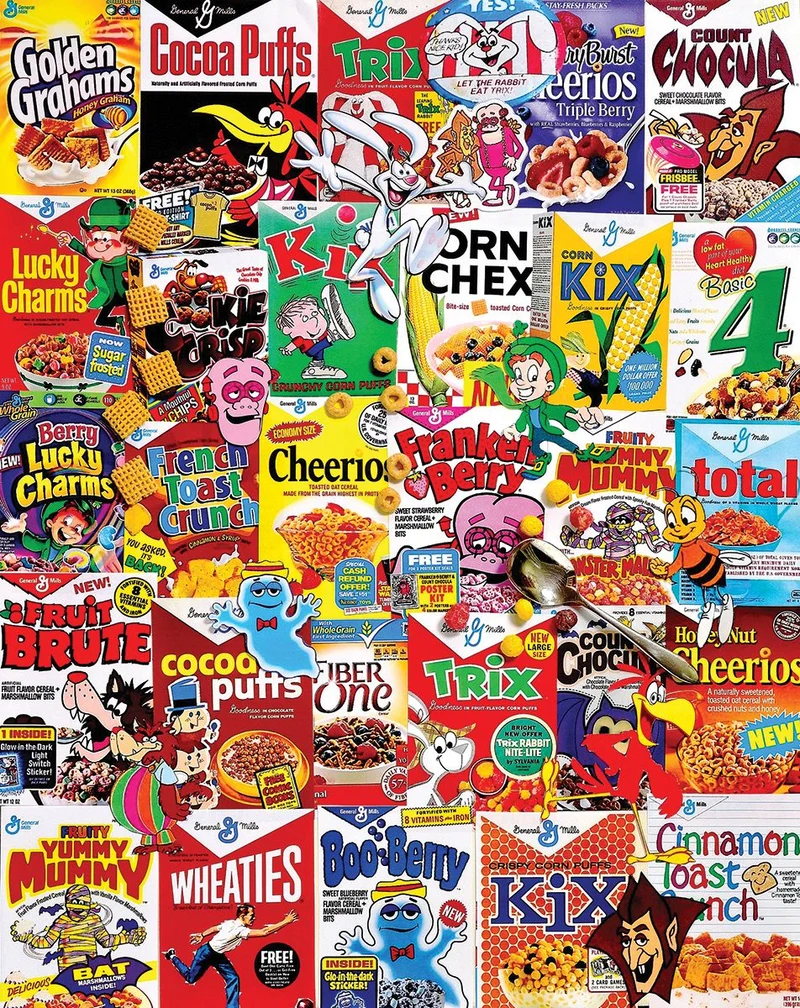 PFG Cereal Boxes - General Mills (Usage/Used - PUZZLES FOR GOOD)
