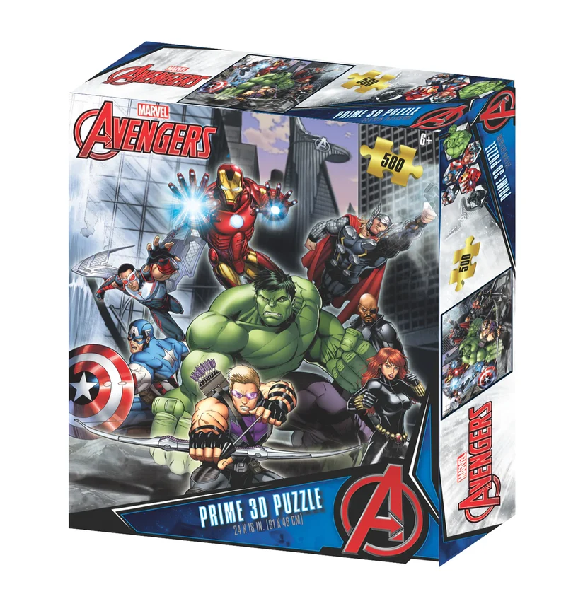 Marvel - Avengers (3D Puzzle) (500pcs)