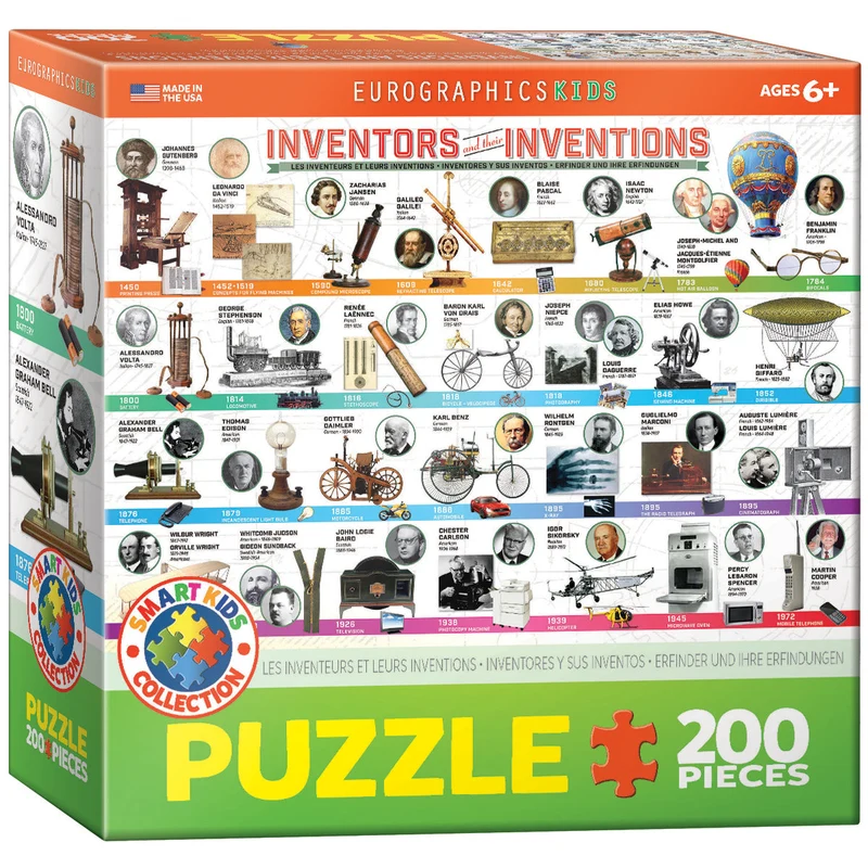 DMG Inventors and Their Inventions (200pcs) (DAMAGED BOX)