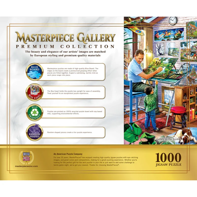 Masterpiece Gallery - Gallery on the Square, Steve Crisp (1000pcs)