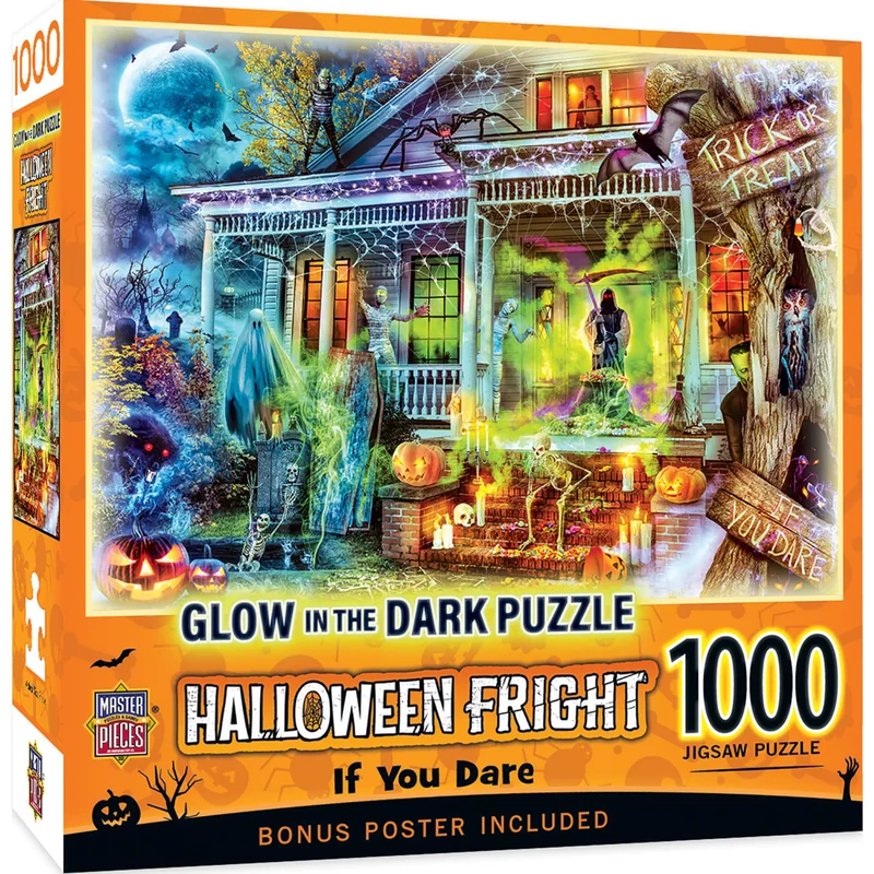 Glow-in-the-Dark Halloween Fright - If You Dare (1000pcs)