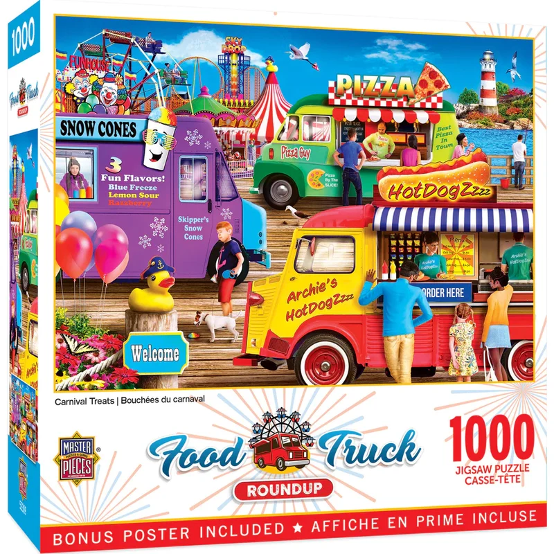 Food Truck Round-up - Carnival Treats, Karen Burke (1000pcs)