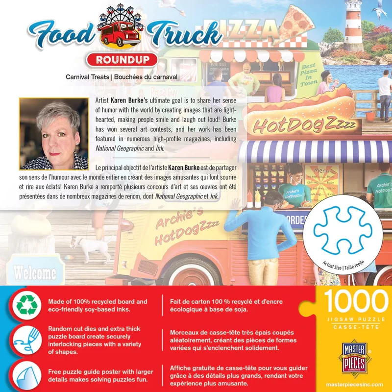 Food Truck Round-up - Carnival Treats, Karen Burke (1000pcs)