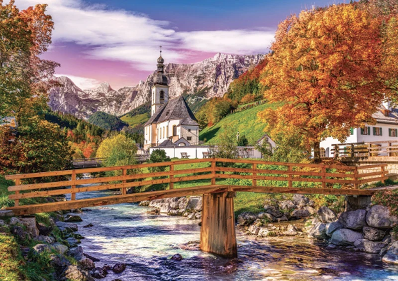 PFG Autumn Bavaria (Automne en Baviere) (1000pcs) (Usage/Used - PUZZLES FOR GOOD)