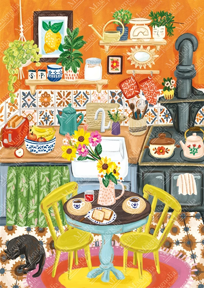 Orange Kitchen - Olivia Gibbs (1000pcs)