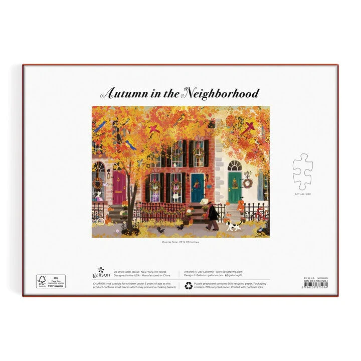 Autumn in the Neighborhood, Joy LaForme (1000pcs)