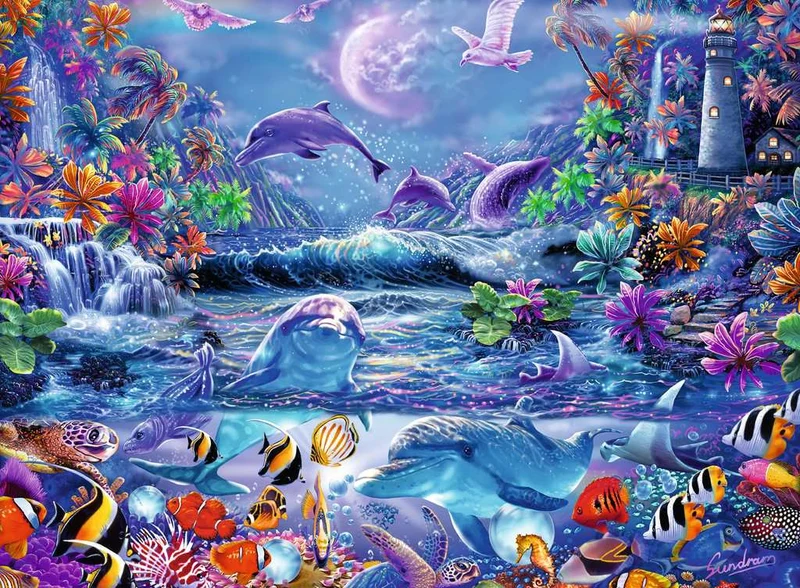 PFG Ravensburger Magical Moonlight (500pcs) (Usage/Used - PUZZLES FOR GOOD)