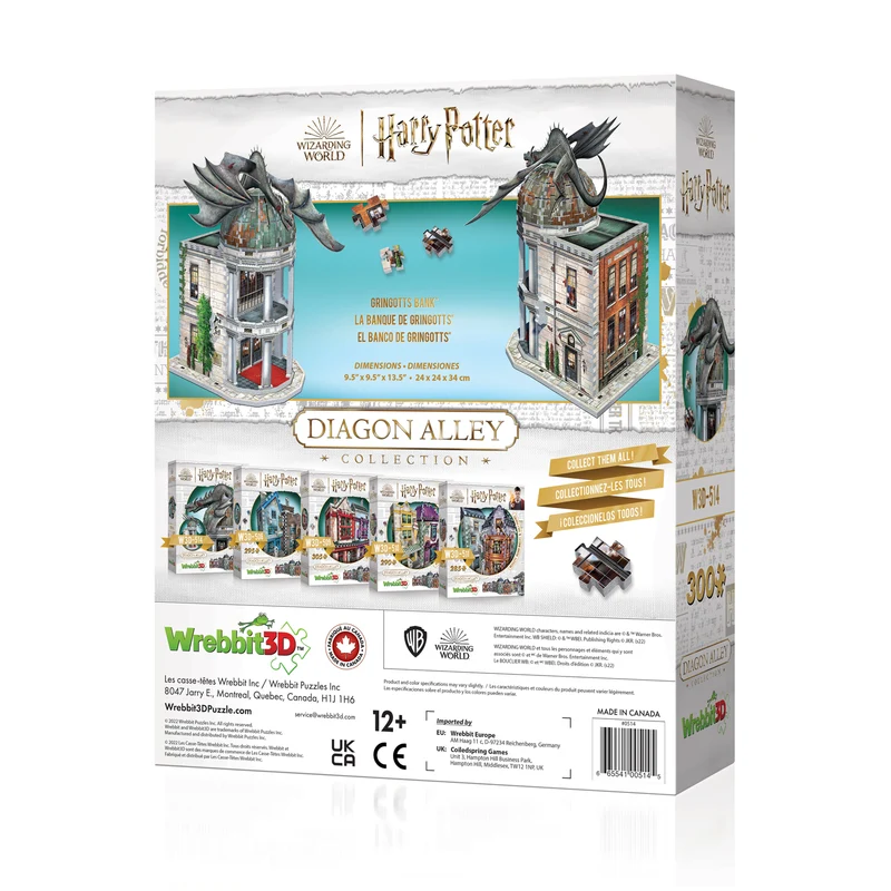 Harry Potter 3D - Gringotts Bank™ (390pcs)