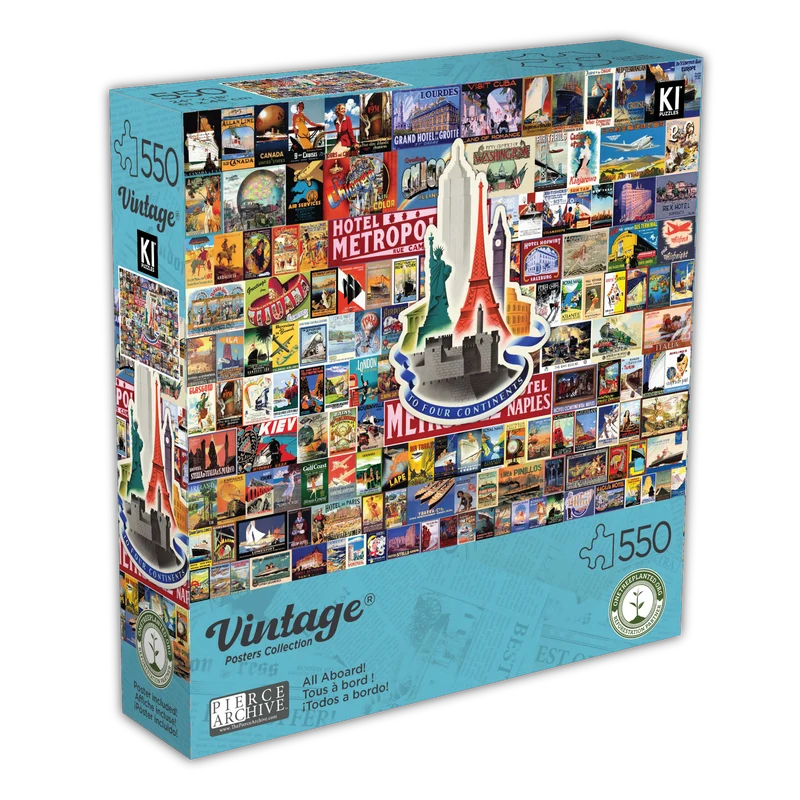 Vintage Posters Collection - All Aboard! (550pcs)