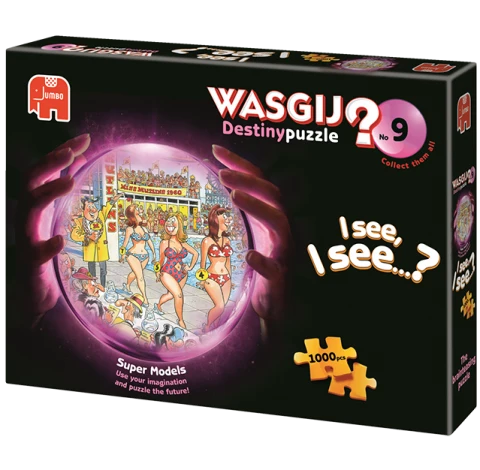 PFG Wasgij Destiny #9 Super Models (1000pcs) (Usage/Used - PUZZLES FOR GOOD)