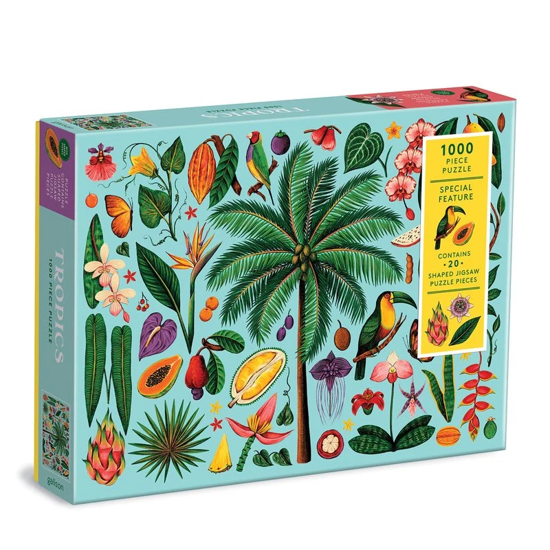 PFG Tropics - With Shaped Pieces (1000pcs) (Usage/Used - PUZZLES FOR GOOD)