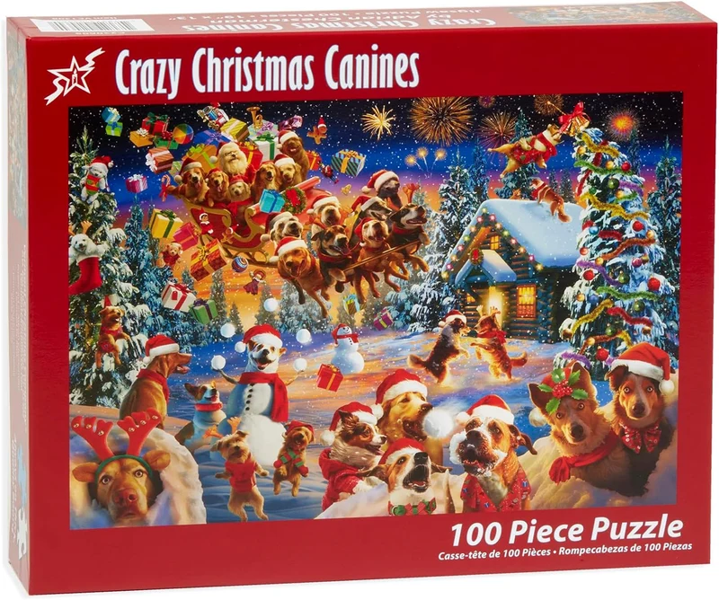 Crazy Christmas Canines, Adrian Chesterman (100pcs)