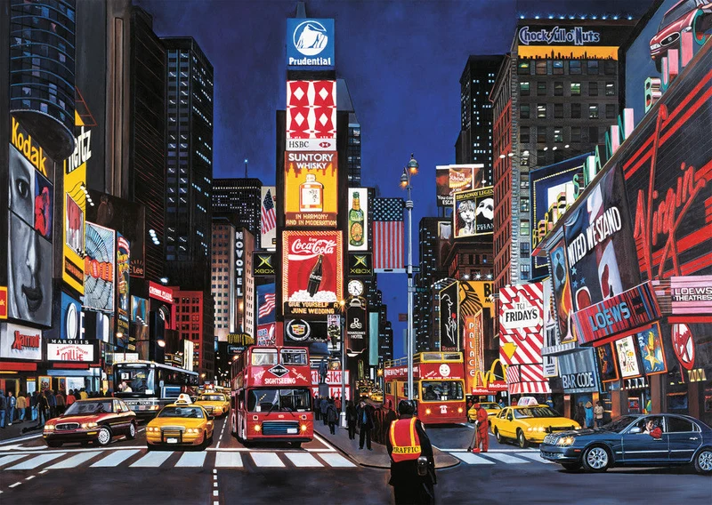 PFG Ravensburger Times Square, NYC (Usage/Used - PUZZLES FOR GOOD)