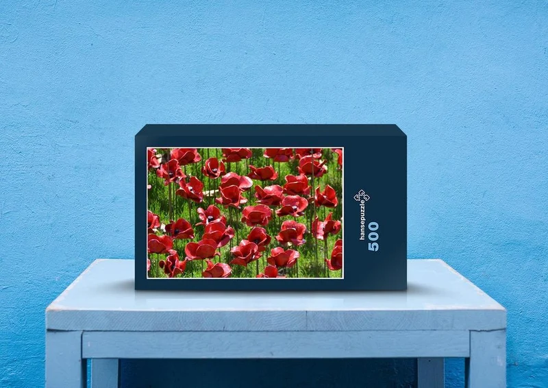 55054 Hintergründe - Mohnblumen Puzzle