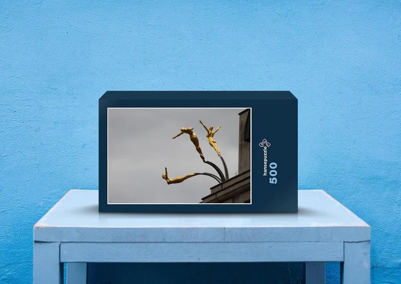 55031 Hintergründe - Goldene Statue Puzzle