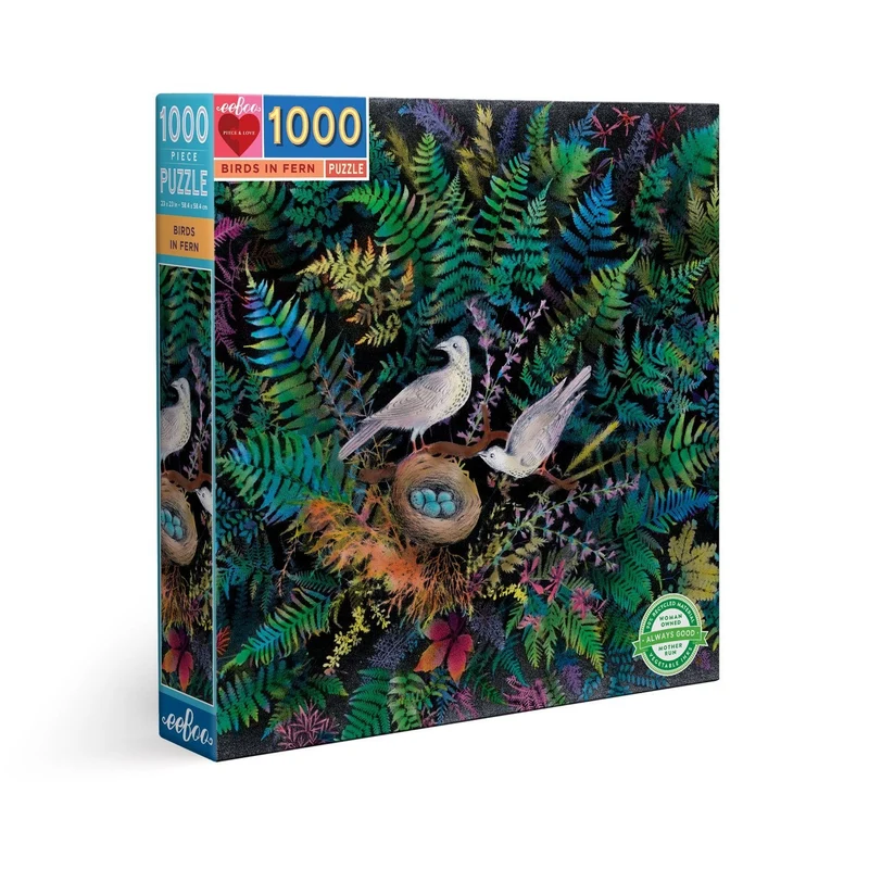 Birds in Fern (1000pcs)