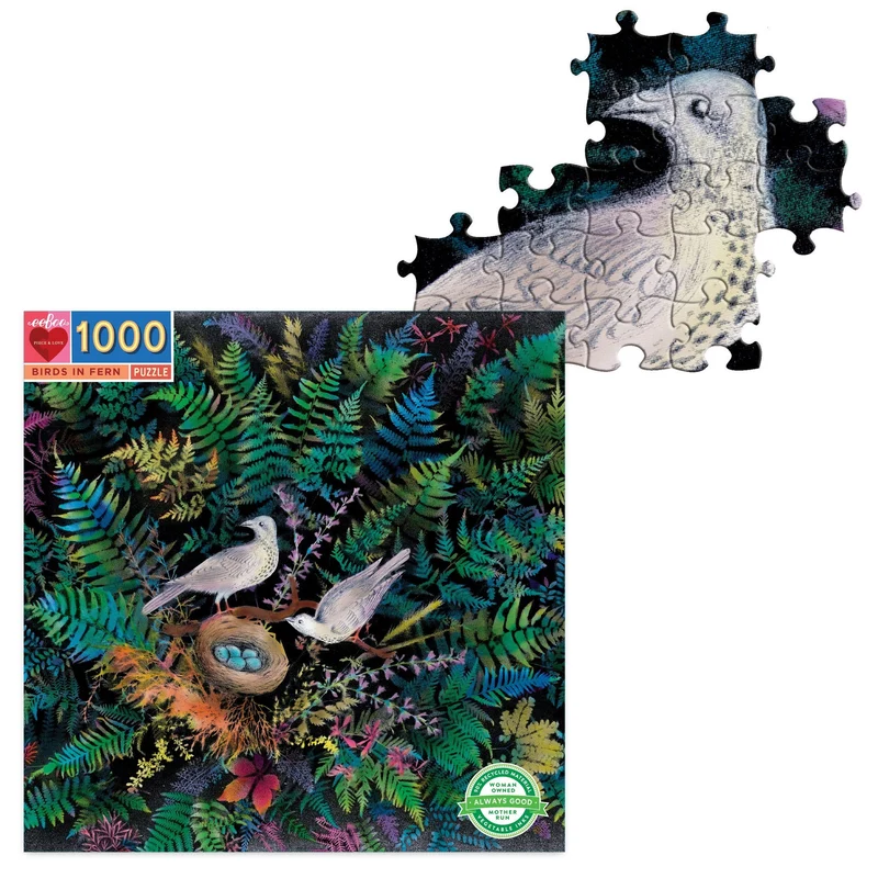Birds in Fern (1000pcs)