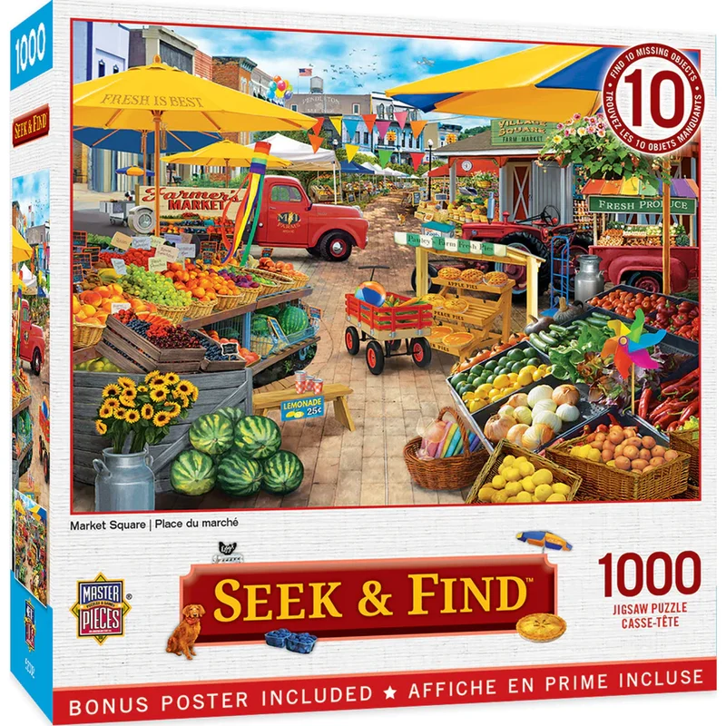 Seek & Find - Market Square (1000pcs)