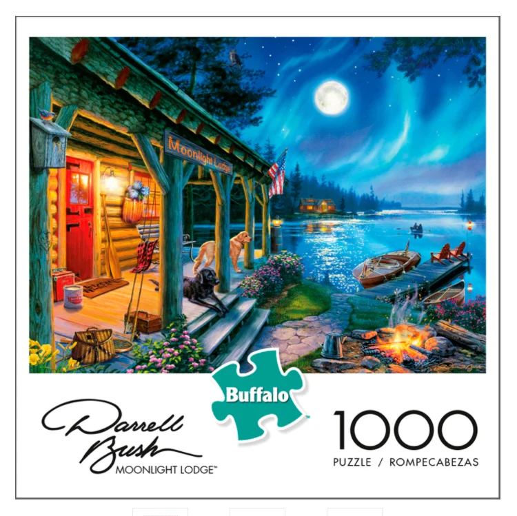 PFG Moonlight Lodge, Darrell Bush (Usage/Used - PUZZLES FOR GOOD)