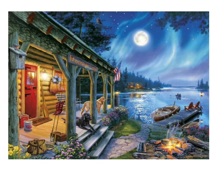 PFG Moonlight Lodge, Darrell Bush (Usage/Used - PUZZLES FOR GOOD)