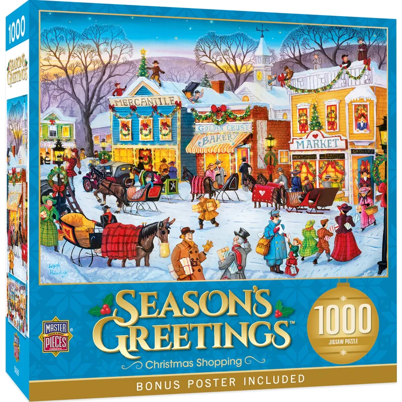 Season's Greetings - Christmas Shopping, Joe Holodook (1000pcs)