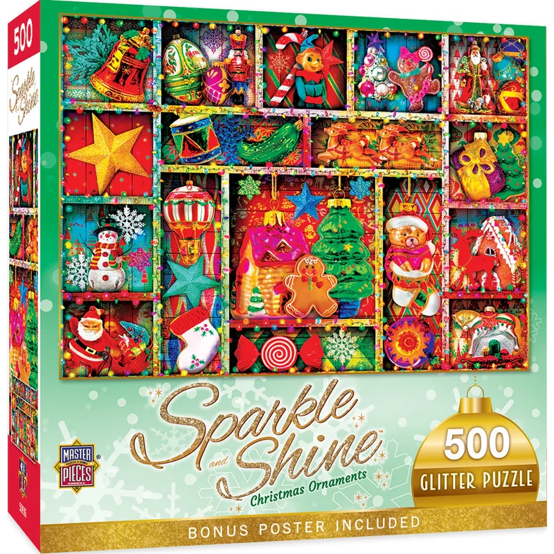 DMG Sparkle & Shine - Christmas Ornaments (500pcs) (DAMAGED BOX)