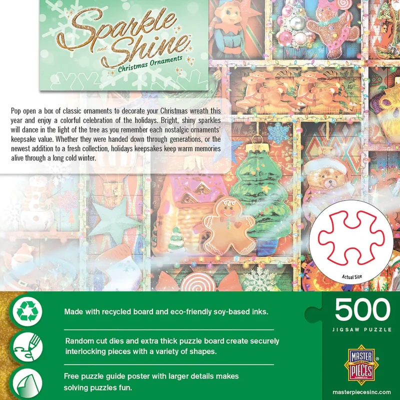 DMG Sparkle & Shine - Christmas Ornaments (500pcs) (DAMAGED BOX)