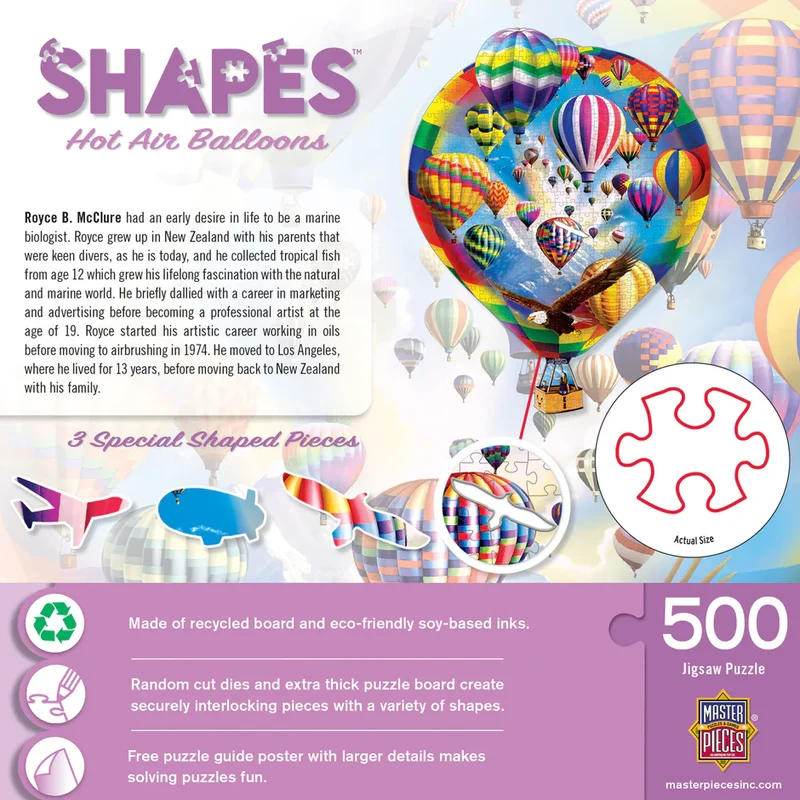 Shapes - Hot Air Balloons (500pcs)