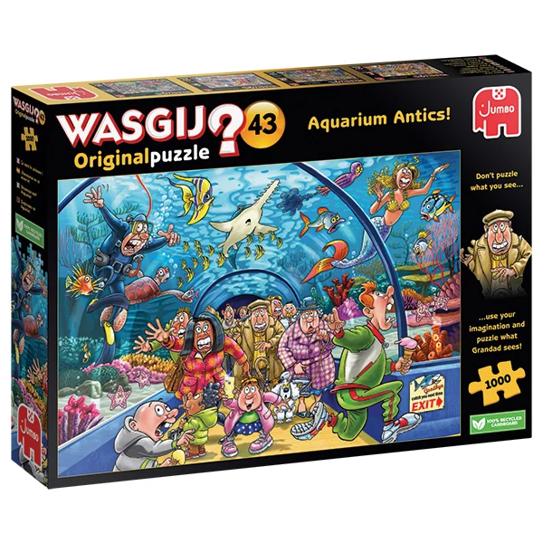 Wasgij? Original #43, Aquarium Antics!