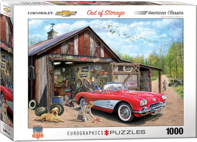 PFG American Classics - Out of Storage (1959 Chevrolet Corvette), Greg Giordano (Usage/Used - PUZZLES FOR GOOD)