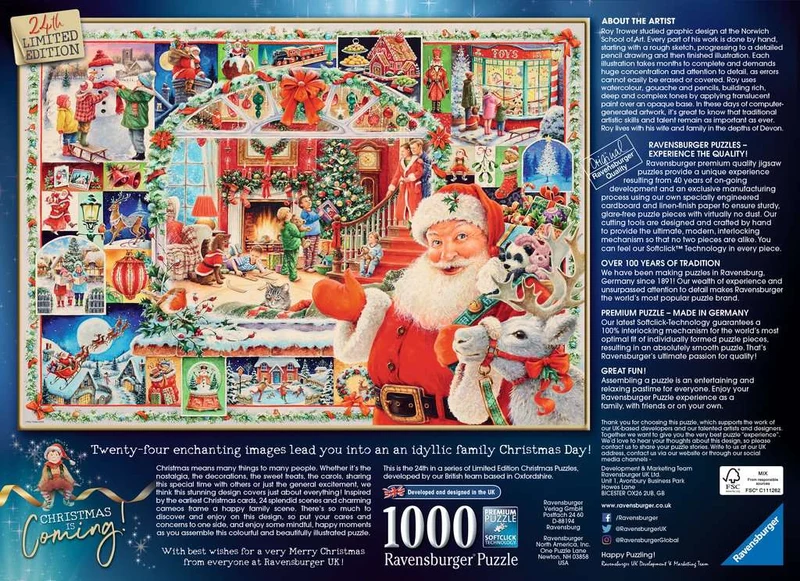 DMG Ravensburger Christmas is Coming! (1000pcs) (DAMAGED BOX)
