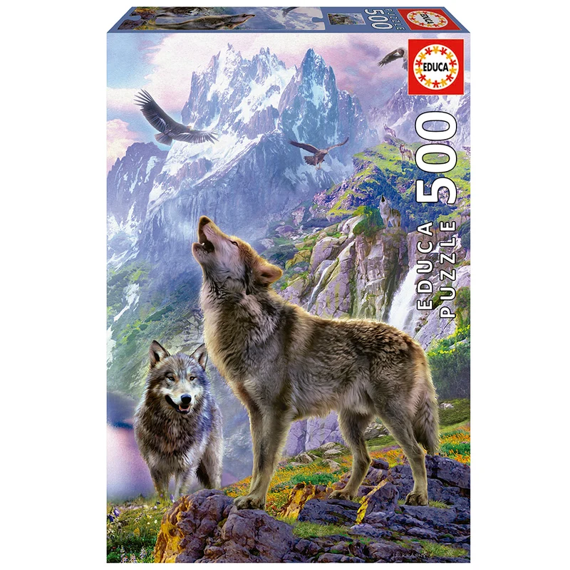 Wolves in Rocks (500 pcs)