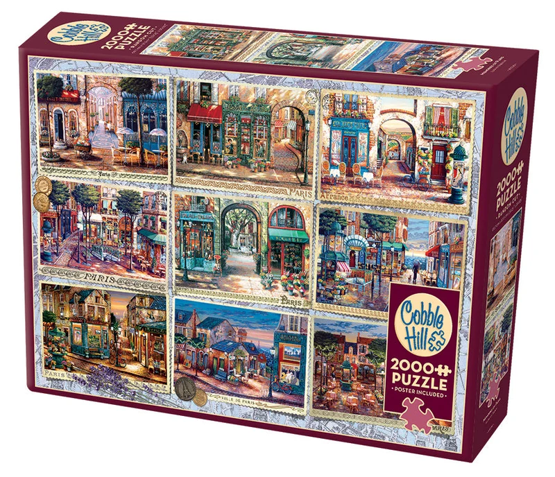 PFG Memories of Paris, John O'Brien (2000pcs) (Usage/Used - PUZZLES FOR GOOD)