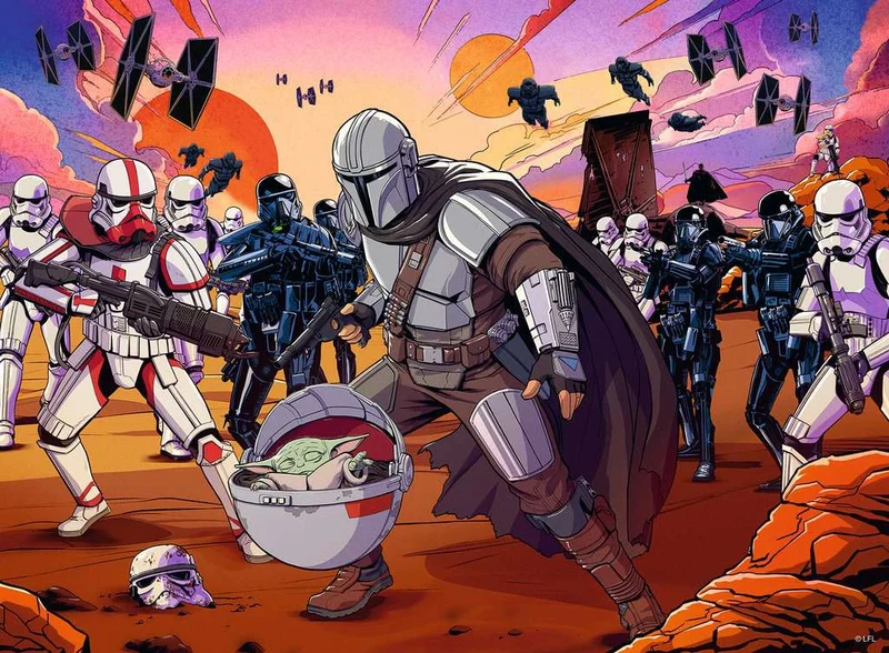 Ravensburger The Mandalorian Face-Off (200 XXL)