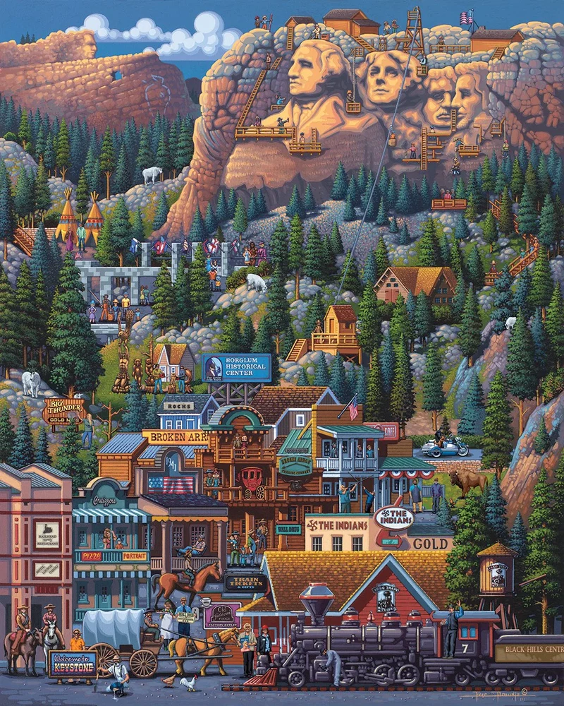 The Black Hills (100pcs)