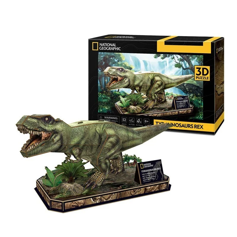 National Geographic - Tyrannosaurus Rex (3D Puzzle) (52pcs)