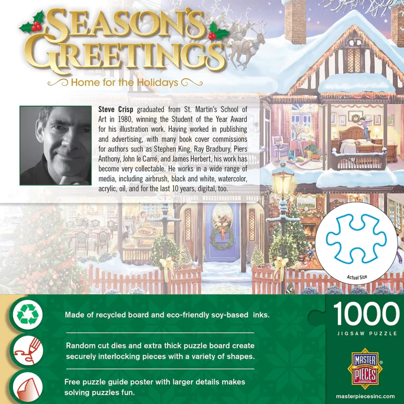 Season's Greetings - Home for the Holidays, Steve Crisp (1000pcs)