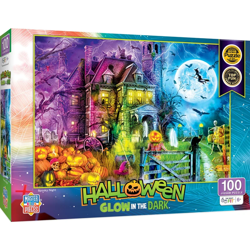 Glow-in-the-Dark Halloween - Spooky Nights (100pcs)