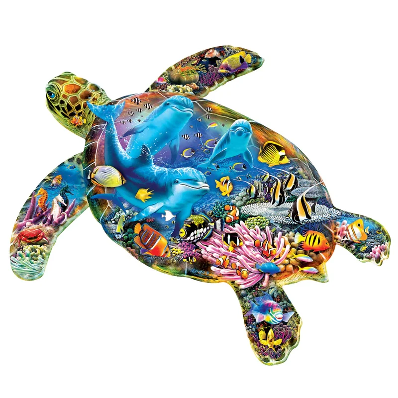 Contours Shaped - Turtle Sailing (1000pcs)